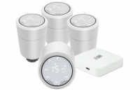 IMMAX NEO SMART Termostatická hlavice 4+1 Starter Kit, Zigbee, TUYA