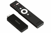 NOKIA Streaming Stick 800/ Full HD/ H.265/ HDMI/ BT/ Wi-Fi/ Google/ NETFLIX/ Disney+/ Apple TV/ Android TV 11/ černý