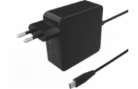 Sandberg USB-C AC Charger PD65W, EU 2M, chytrá nabíječka, černá