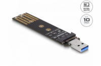 Delock Kombo převodník pro SSD M.2 NVMe PCIe nebo SATA s USB 3.2 Gen 2