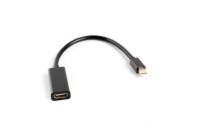 Lanberg AD-0005-BK LANBERG adaptér mini DisplayPort 1.2 na HDMI, M/F, kabel 20cm, černý