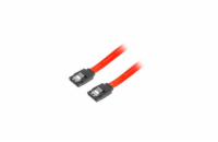 Lanberg SATA II datový kabel (3GB/S) F / F 30cm, kovová západka, červený CA-SASA-14CC-0030-R LANBERG SATA II datový kabel (3GB/S) F / F 30cm, kovová západka, červený