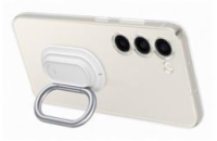 Samsung Priehľadny zadný kryt s odnímatelným úchytom na príslušenstvo pre Samsung Galaxy S23+, priehľadný