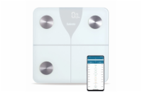 Salente SlimFit, osobní diagnostická fitness váha, Bluetooth, bílá