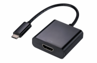 C-TECH Adaptér Type-C na HDMI, M/F, 15cm