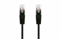C-Tech CB-PP5-025BK patch, Cat5e, UTP, 0,25m, černý C-TECH Kabel patchcord Cat5e, UTP, černý, 0,25m