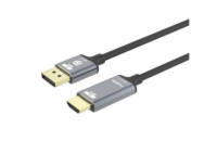 PremiumCord kabel DisplayPort 1.4 na HDMI2.1, pro rozlišení 8K@60Hz,4K@144Hz, 2m