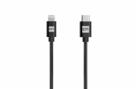ER POWER kabel USB-C/Lightning 120cm černý