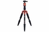 Rollei Stativ Compact Traveler No. 1/ Zátěž 5kg/ Vytažený 142cm/ Oranžový