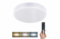 Solight LED osvětlení LECCE s dálkový ovladačem, 50W, 3000lm, 40cm, změna chromatičnosti, stmívatelné, bílá - WO799