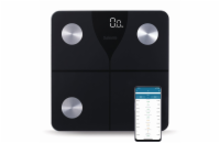 Salente SlimFit, chytrá osobní diagnostická fitness váha, Bluetooth, černá