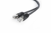 Gembird patch kabel CAT5e, FTP, 0.5 m, černý