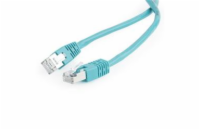 Gembird patch kabel CAT5e, FTP, 0.5 m, zelený