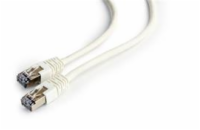 Gembird patch kabel Cat6 FTP, 1 m, bílý