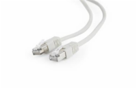Gembird patch kabel CAT5e, FTP, 0.25 m, šedý