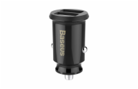 Baseus CCALL-ML01 Grain Nabíječka do Auta 15.5W 2x USB Black