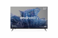 KIVI - 32 , HD, Google Android TV, Black, 1366x768, 60 Hz, Sound by JVC, 2x8W, 33 kWh/1000h , BT5, HDMI ports 3,