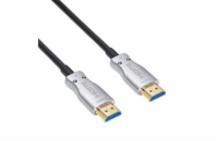 Akyga AK-HD-100L Akyga Kabel HDMI 2.1 (M), optický AOC 48Gbps 8K, černý 10m