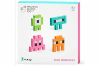 PIXIO Mini Monsters magnetická stavebnice