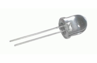 LED 10mm  červená  6000mcd/20°  čirá