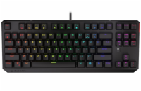 Endorfy herní klávesnice Thock TKL Brown / drátová / USB / brown switch / mechanická / CZ layout / černá RGB