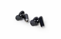 GEMBIRD sluchátka FitEar-X300B, Bluetooth, TWS, černá