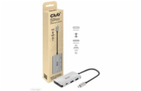 Club3D hub USB-C Gen2 PD na 2x USB-C 10G porty a 2x USB-A 10G porty