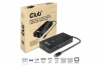 Club3D hub USB-C, 7-in-1 hub s 2x HDMI, 2x USB Gen1 Type-A, 1x RJ45, 1x 3.5mm audio, 1x USB Gen1 Type-C, 100W PD