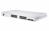 Cisco switch CBS350-24T-4G-EU (24xGbE,4xSFP,fanless) - REFRESH