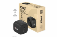 Club3D CAC-1909EU Club3D cestovní nabíječka PPS 45W GAN technologie, Dual port USB Type-C, Power Delivery(PD) 3.0 Support