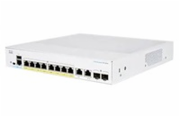 Cisco switch CBS350-8FP-E-2G-EU (8xGbE,2xGbE/SFP combo,8xPoE+,120W,fanless) - REFRESH