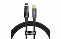 Baseus Explorer Series datový kabel USB-C/Lightning s inteligentním vypnutím 20 W 1m černá