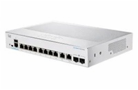 Cisco switch CBS350-8T-E-2G-EU (8xGbE,2xGbE/SFP combo,fanless) - REFRESH