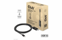 Club3D CAC-1187 Club3D kabel miniDP 1.4 na HDMI, 4K120Hz nebo 8K60Hz HDR10+, M/M, 1.8m