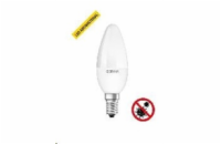 Osram Antibakteriální LED žárovka E14 LC CL B 5,5W 40W teplá bílá 2700K , svíčka OSRAM LED ANTIBAKTERIAL E14 5,5W/827 CLB40 svíčka teplá 2700k
