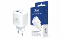 3mk síťová nabíječka - Hyper GaN Charger 33W, bílá