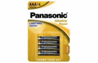 PANASONIC Alkalické baterie Alkaline Power LR03APB/4BP AAA 1,5V (Blistr 4ks)