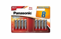 PANASONIC Alkalické baterie Pro Power LR6PPG/8BW AA 1,5V (Blistr 8ks)