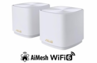 ASUS ZenWiFi XD4 Plus 2-pack white Wireless AX1800 Dual-band Mesh WiFi 6 System