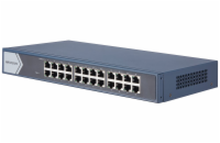 Hikvision DS-3E0524-EB HIKVISION switch DS-3E0524-E(B)/ 24x port/ 10/100/1000 Mbps RJ45 ports/ 48 Gbps/ napájení 220 VAC, 0.7 A