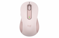 Logitech myš Signature M650 Large/optická/bezdrátová/400-2000dpi/5 tlačítek/logitech bolt/růžová