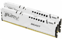 KINGSTON DIMM DDR5 64GB (Kit of 2) 5200MT/s CL40 FURY Beast Bílá XMP