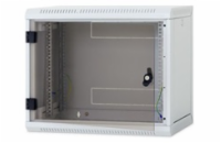 TRITON 19" jednodílný rozvaděč 9U/400mm, odnímatelné boční kryty, černý