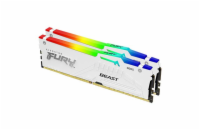 AMD Kingston DDR5 Fury Beast White RGB 64GB 2x32GB 5600 CL36 EXPO CL 36 KF556C36BWEAK2 64 KINGSTON DIMM DDR5 (Kit of 2) FURY Beast White RGB EXPO 64GB 5600MT/s CL36