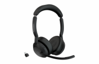 Jabra Evolve2 55/Stereo/ANC/USB-C/BT-USB/Bezdrát/Černá