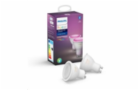 PHILIPS Hue White and Color Ambience, 2x žárovka, 5,7 W RGB DIM GU10