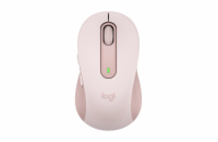Logitech myš Signature M650 Medium/optická/bezdrátová/400-2000dpi/5 tlačítek/růžová