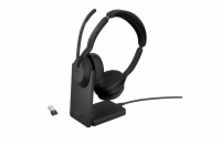 Jabra Evolve2 55/Stereo/ANC/USB/BT-USB/Bezdrát/MS/Stand/Černá