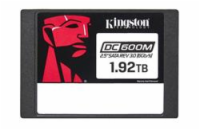 Kingston SSD DC600M 1920GB SATA III 2.5" 3D TLC (čtení/zápis: 560/530MBs; 94/78k IOPS; 1DWPD), Mixed-use