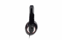 BAZAR - GEMBIRD sluchátka s mikrofonem MHS-U-001 Gaming, černá, USB - Poškozený obal (Komplet)